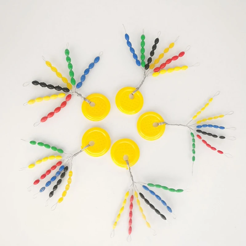 150 шт./5 комплектов резиновые поплавки для рыбалки