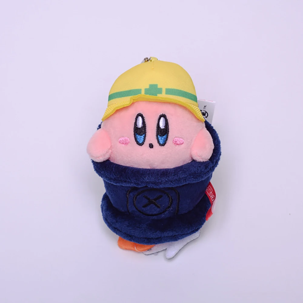 

Sanrio Kirby 12Cm Kawaii Leuke Ster Cartoon Telescopic Tape Measure Plush Toys Dolls Pendant Bag Pendant Gifts for Boy Children