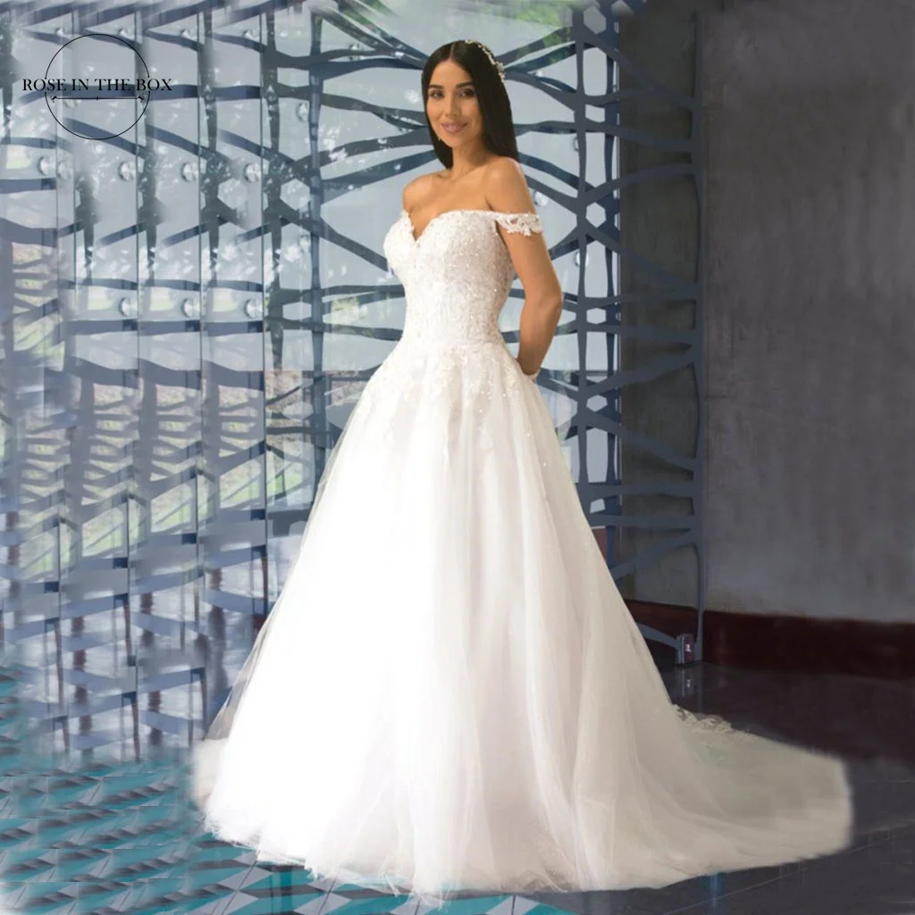 

Женское фатиновое свадебное платье It's yiiya, белое платье с открытыми плечами на завязках на спине на лето 2022