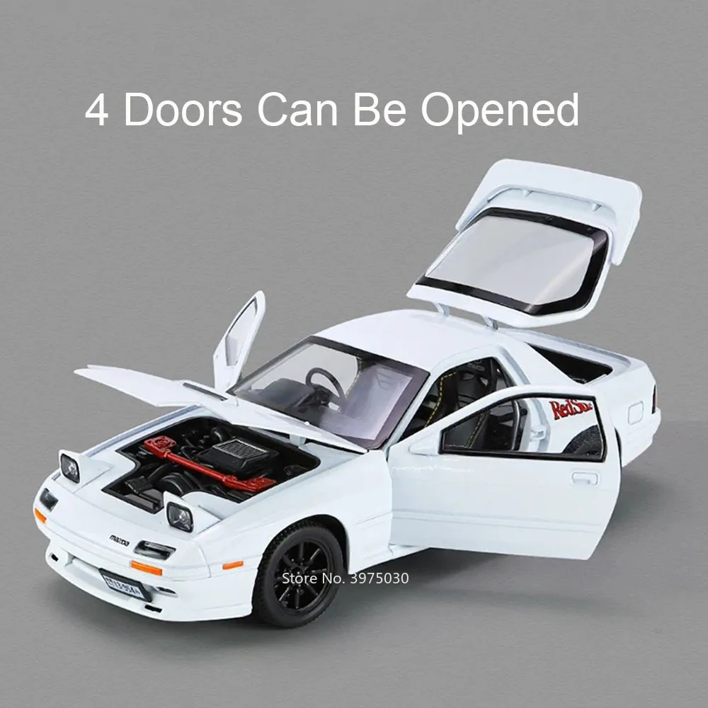Масштаб 1:24 Mazda RX7-FC модели автомобилей литой под давлением сплав миниатюрный