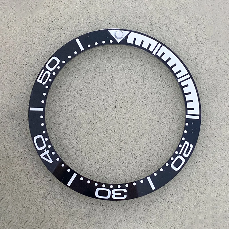 38mm Ceramic Bezel Insert Tilted GMT Insert Inside Diameter 30.5mm Fits 40mm USB Diving Watch Case Men's Watch Ring Parts