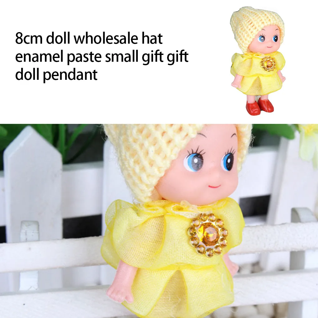 

10 шт., виниловые куклы-подвески, 8 см