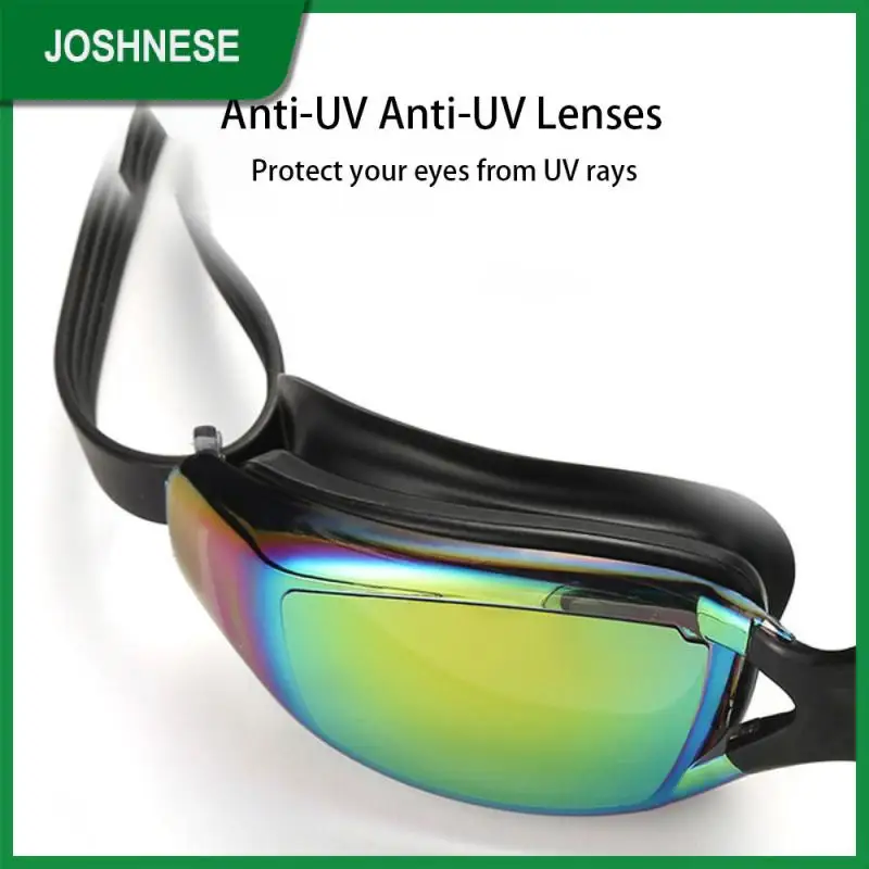 

Незапотевающие мужские и женские плавательные очки для взрослых Профессиональные Водонепроницаемые очки Защита от ультрафиолета четкое видение без пролива