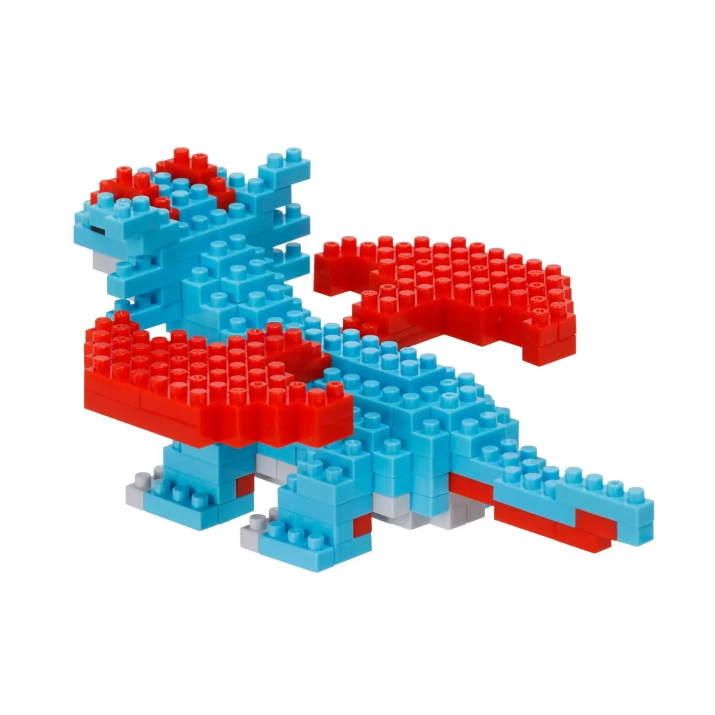Фото Оригинальный конструктор Nanoblock Pokemon Salamence, микро-блоки, 3D-модель, пазл, кавайная модель, коллекционная игрушка, подарок №3