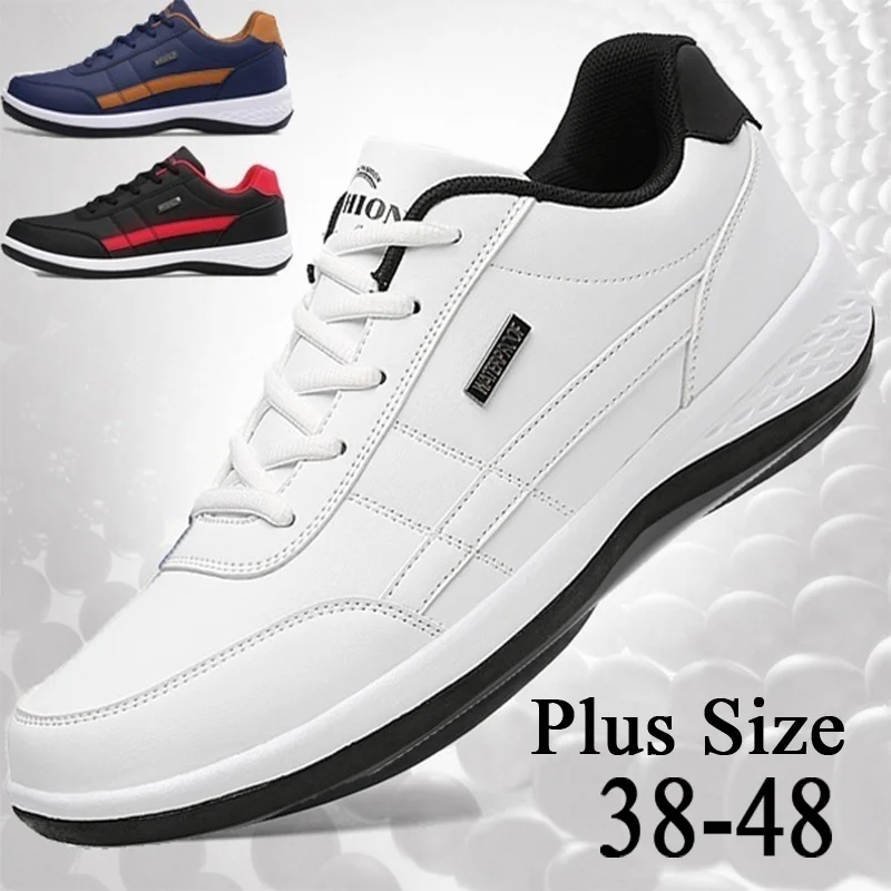 

Men's Fashion Leather Casual Sneakers Sports Running Shoes Casual Shoe Breathable Footwear Sapatos Femininos Zapatos De Hombre