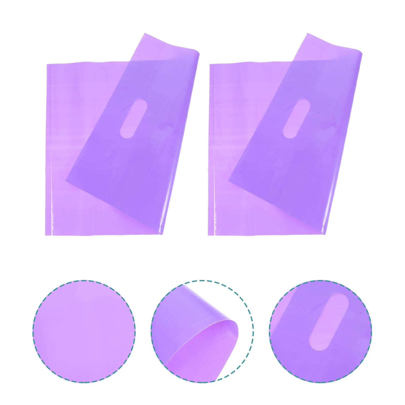 

Merchandise Shopping Party Retail Tote Business Handles Treat Grocery Gift Reusable Glossy Favor Die Cut Handle Large Wedding