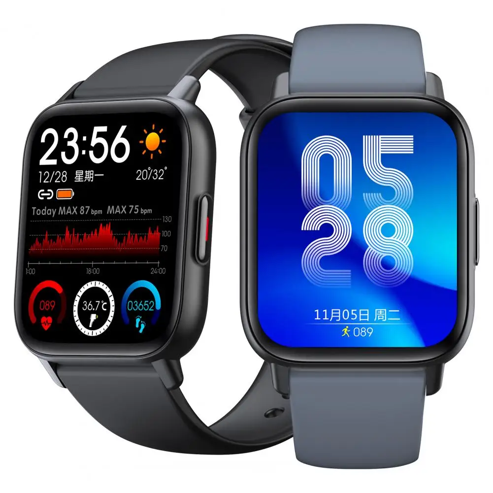 

QS16pro 1.69-inch Smart Watch Large Screen Fitness Tracker IP67 Waterproof Smart Wristband Blood Pressure Sport Bracelet