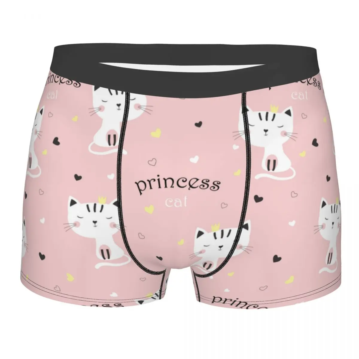 

Боксеры мужские трусы Милая принцесса кот мужские трусы шорты дышащие мужские боксеры s сексуальные трусы-брифы