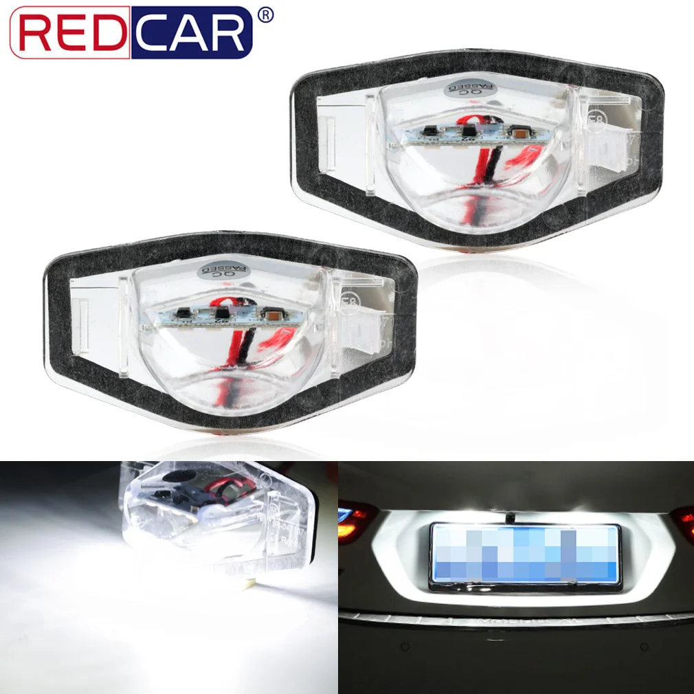 

2 шт., Автомобильные светодиодные лампы с номером 18SMD Canbus