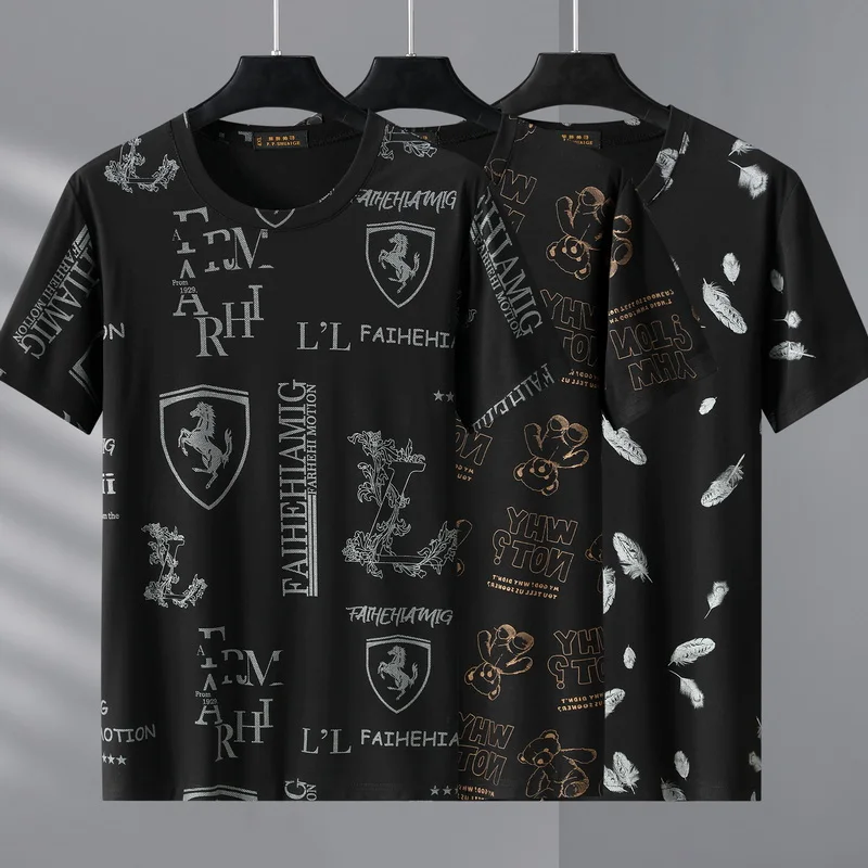 Мужская футболка из вискозы размеры до 10XL | одежда