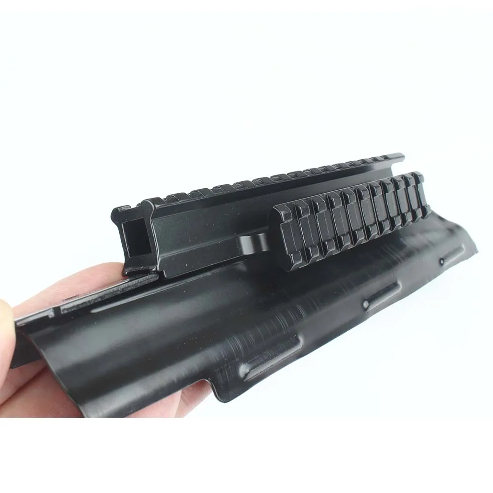 Тактическая система крепления Tactical AK47 Tri-rail Mount Integral Rail Picatinny Weaver Base Handguard Quad Receiver Top Cover Scope.