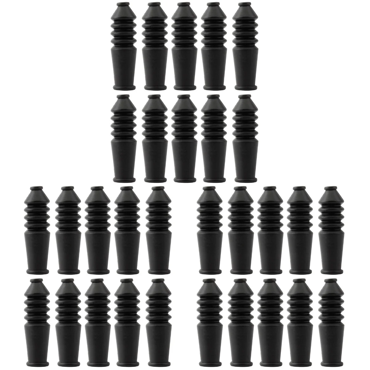 

30 Mountain Folding V Brake Elbow Brake Protection Cover Accessories Rubber Sleeve(Black)