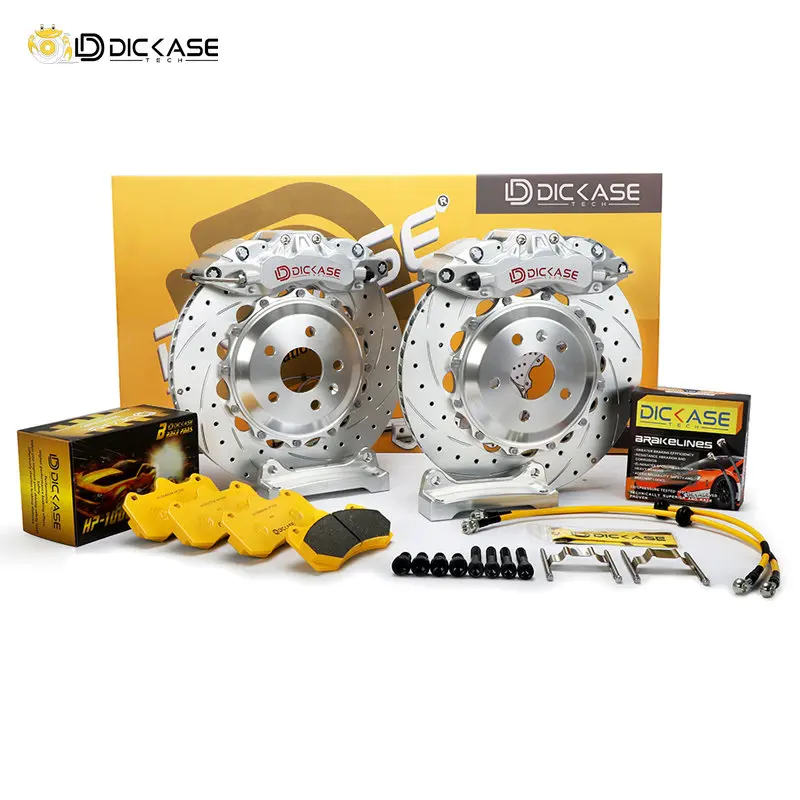 

Dicase Auto car parts 6 piston brake caliper customize color and brake disc rotors for mercedes class