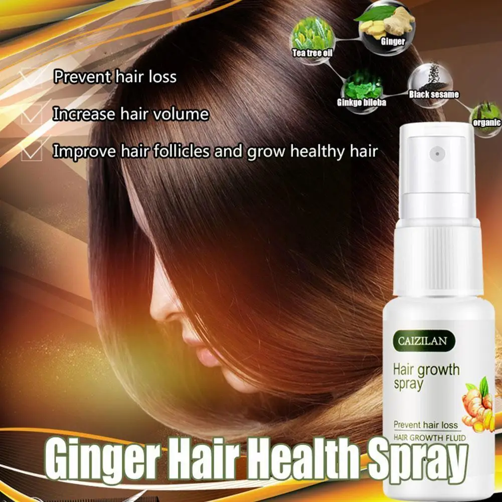 

20ml Hair Regrowth Ginger Spray Anti Hair Loss Oils Hair Oil For Fast Hair Growth Hair Growth Scalp Repair Hair Treatment S A7M0