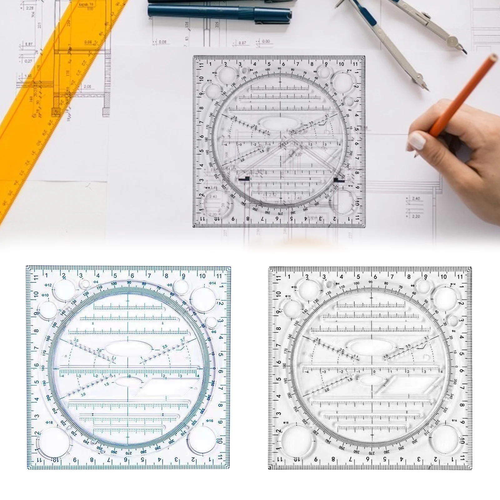 

Геометрический шаблон, линейка, многофункциональный рисунок, искусственная математика, Геометрическая обучающая линейка, школьные и офисн...