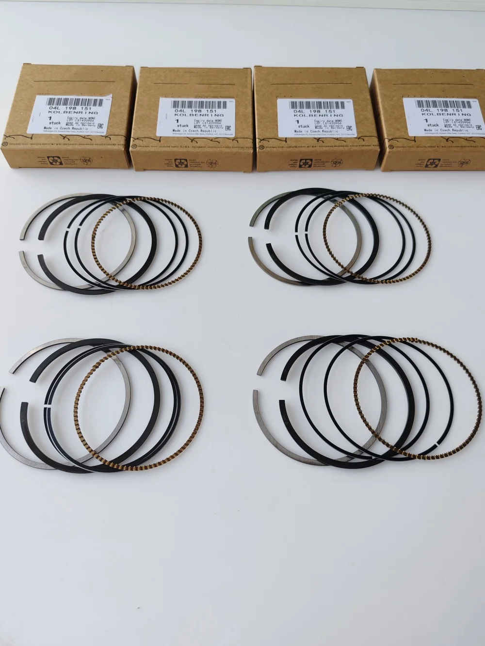 Фото Оригинальные OEM-поршневые кольца STD 04L198151 для VW, Seat, Skoda, Audi 2.0 TDI CRL, CRLB, CRB, CRBC, CRBD, CRF, CRFA, CRFC, CUN №3