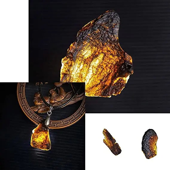 Настоящее ожерелье из хрусталя Moldavite необычный кулон камня натуральный чешский