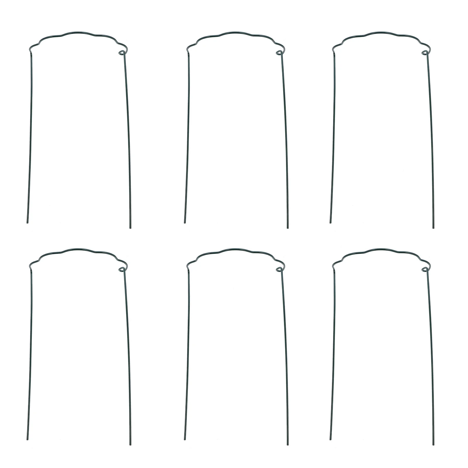 

6 Pcs Support Durable Iron Garden Plant Bracket Plant Stand Plant Rack for Garden Fixing