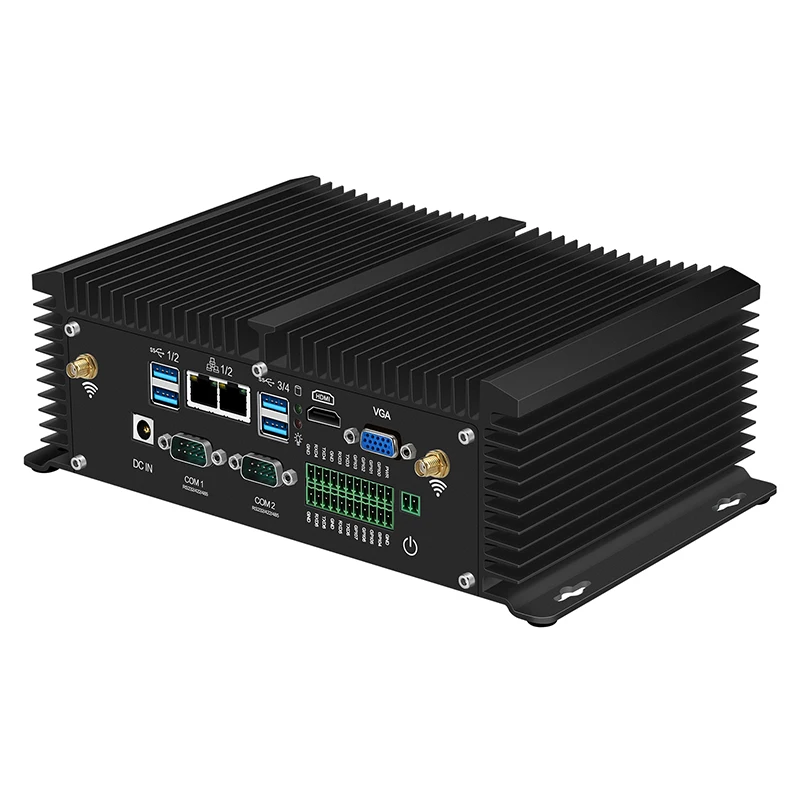 Мини-ПК intel Core i7-8550U DDR4 RAM RS232 RS485 GPIO двойной Ethernet Поддержка WiFi 4G LTE Windows ioT без