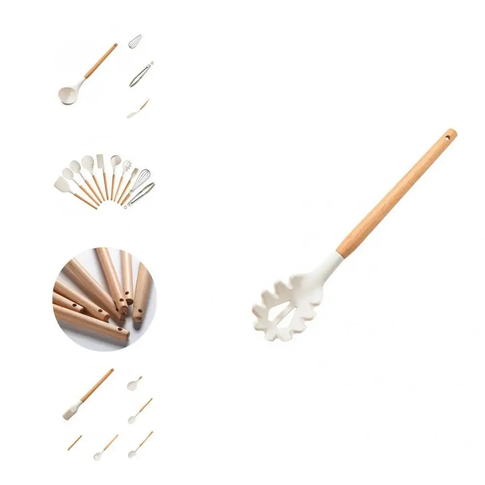 

Hanging Hole Safe Anti-stick Spatula Food Clip Egg-beater Cooking Utensils for Home