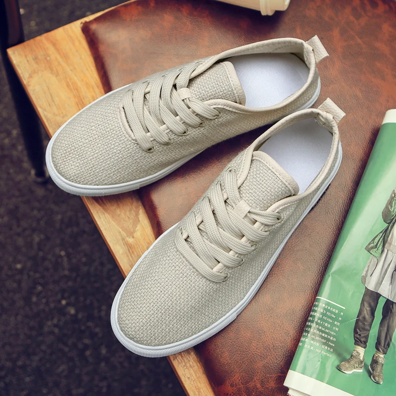 

Lacing Fashion Solid Color Breathable Cozy Shoes Men's Shoes Couple Lover Lightweight Footwear NEW Zapatos De Hombre Loafers