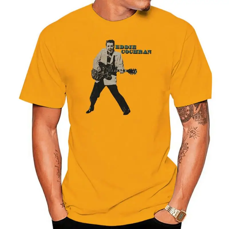 

Eddie Cochran Men'S Eddie Cochran Dollar T-Shirt T-Shirt Grey Adults Casual Tee Shirt