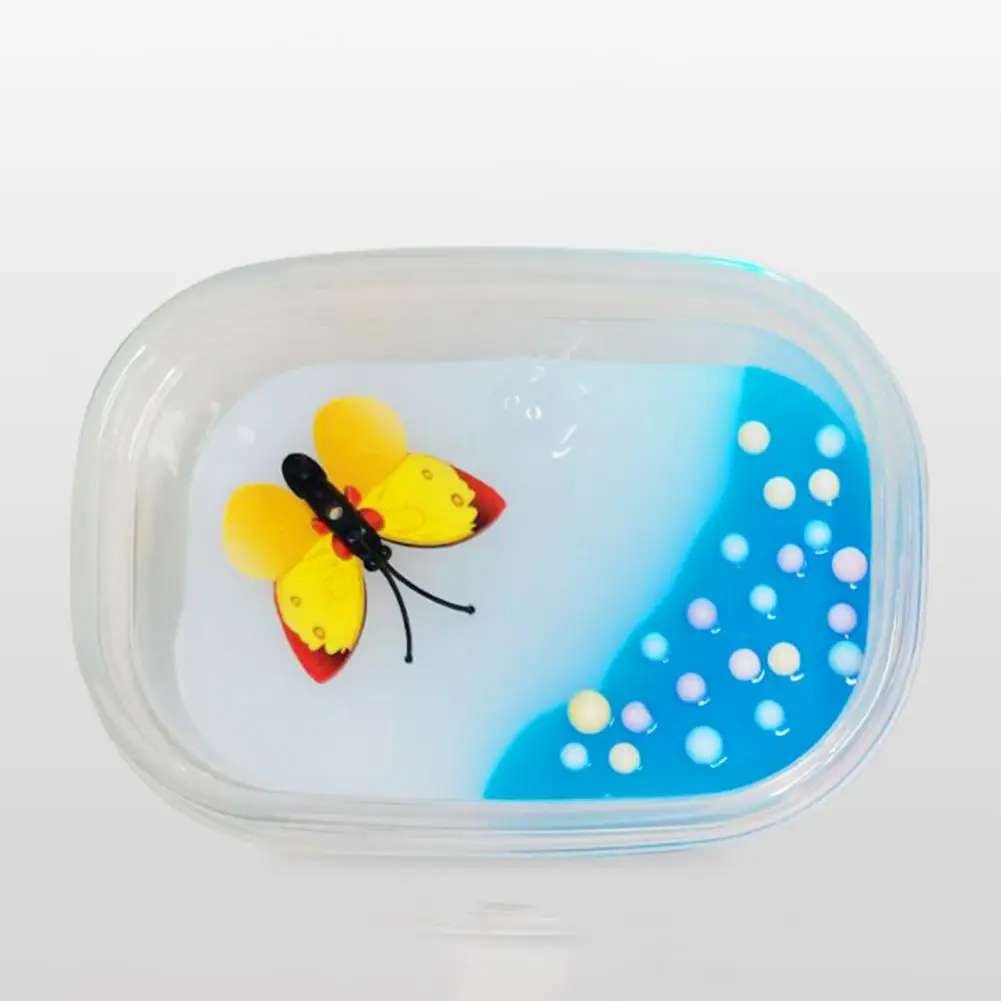

Creative 1 Box Eco-friendly Colored Clay DIY Butter Slimes Butterfly Kit Multi-use Slimes Toy Stretchy Fluffy Kid Toy Gift