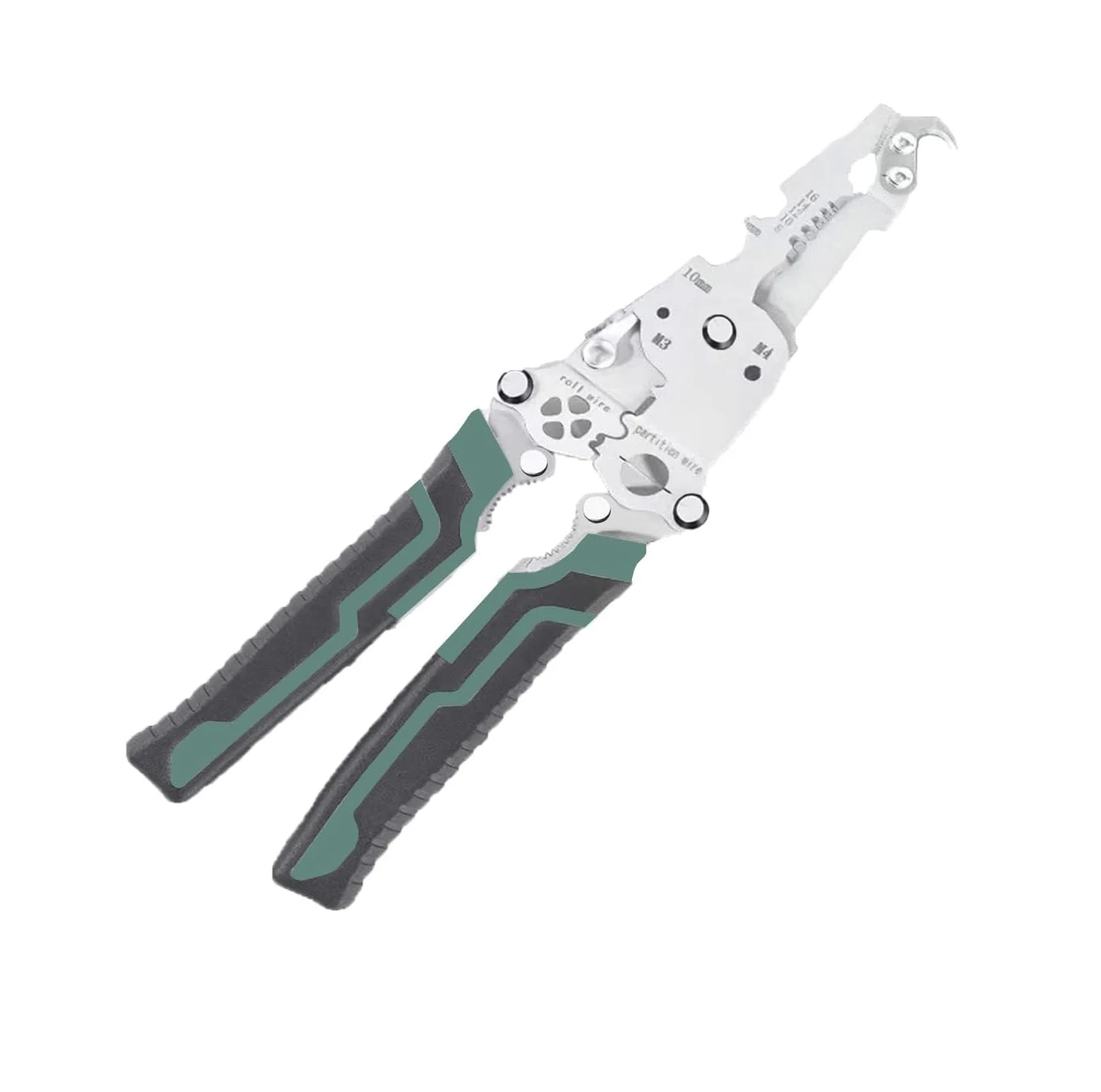 

18 In 1 Crimper Easy-To-Use Compact Multi-Functional Quick Strip Tool Professional Electrical Stripper for Home Wiring