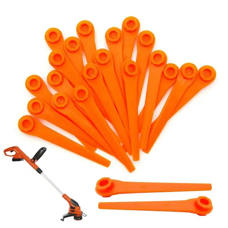 

Lawn Mower Mulching Blades Universal 70mm Long Replacement Lawnmower Blades 100pcs Universal Replacement Lawnmower Blades For