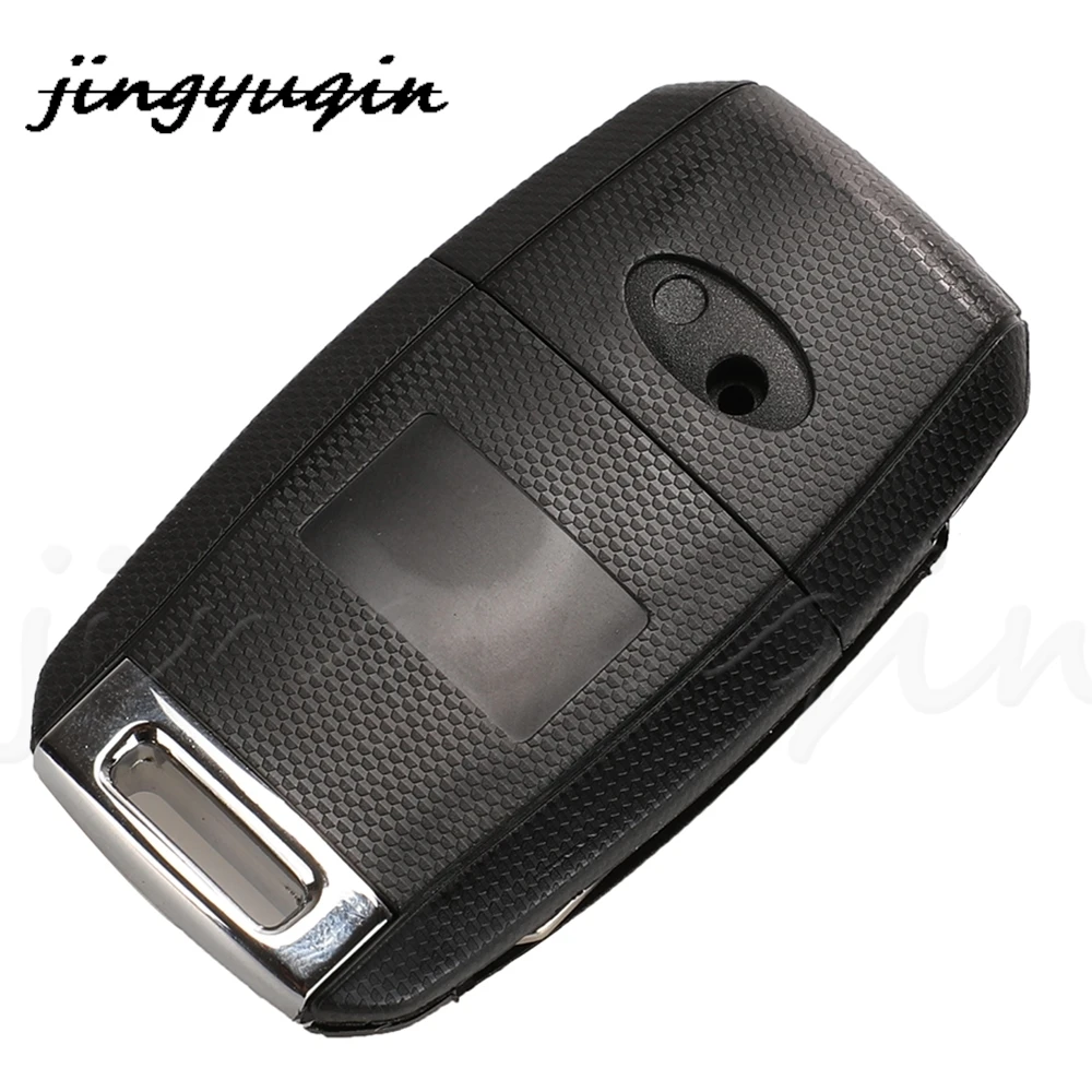 Jingyuqin 3-кнопочный Раскладной Автомобильный Брелок 433/92 МГц ID46 Чип