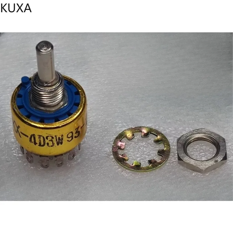 Фото KUXA (Аксессуары для акустических систем) для переключателя диапазонов KX-4D3W, переключатель выбора аудиосигнала, длина ручки 11 мм, 12 футов, 4 ножа, 3 положения. №2