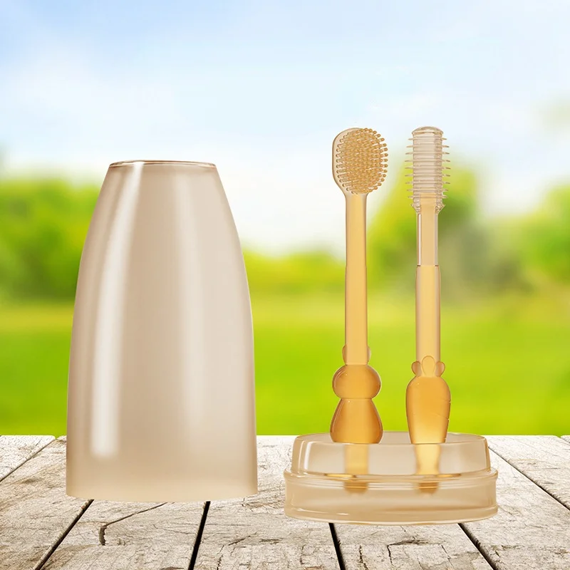 

Детская зубная щетка Детская выпадающая зубная щетка 0-18 зубная щетка с языковым покрытием детская Силиконовая зубная щетка детская зубная ...