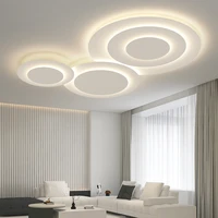 gold nordic aluminum ceiling lamp luster ceiling lighting for living room lighting bedroom dining room surface mounted 110v 220v