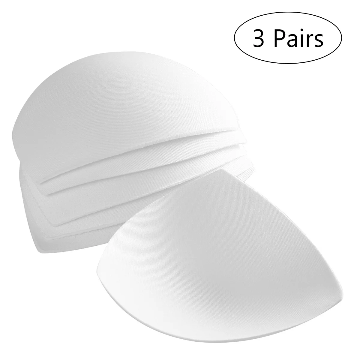 

Strapless Swimsuits Women Breast Pads Intelligent Liners Push White Women's