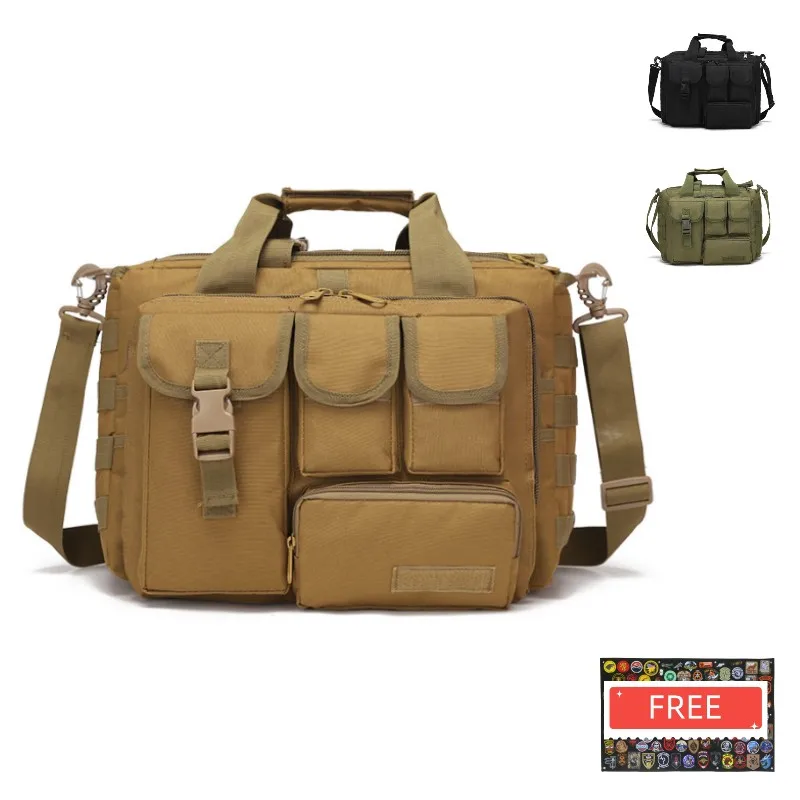 Outdoor Men Tactical Messenger Bag Sling Shoulder Laptop Bag Waterproof Portable Army Bag Military Tactic Briefcase