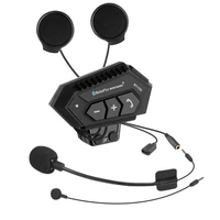 motorcycle bluetooth 4 2 helmet intercom wireless headset hands free telephone call kit stereo anti interference interphone