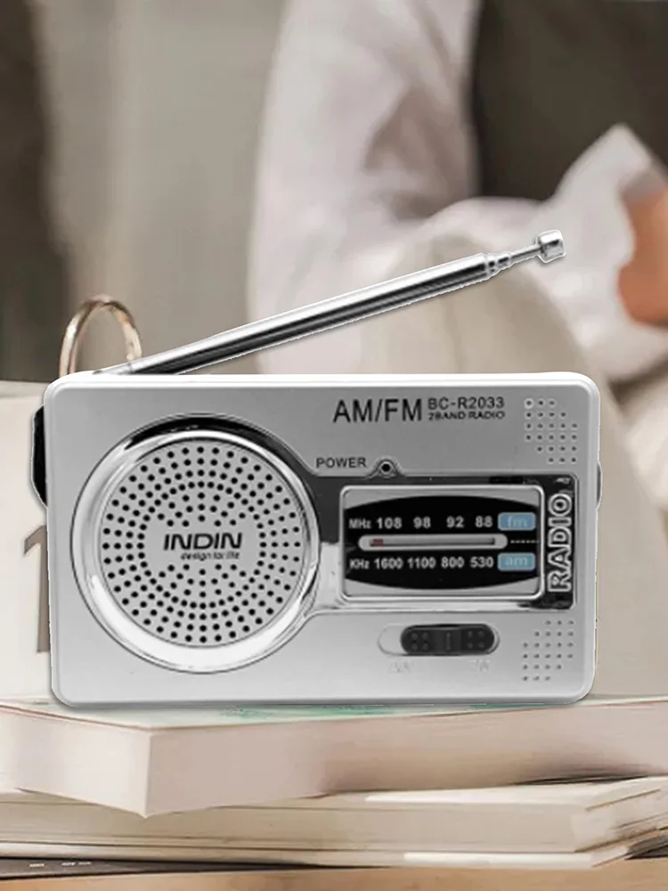 

Портативное AM FM-радио на батарейках AA, карманное радио, динамик с регулируемой громкостью, сильным приемом, долговечные наушники