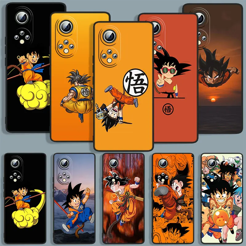 

Cartoon Goku D-Dragon Balls Phone Case For Huawei Honor 7A 7C 7S 8 8A 8C 8X 9 9A 9C 9X 9S Pro Prime MAX Lite Black Cover Soft