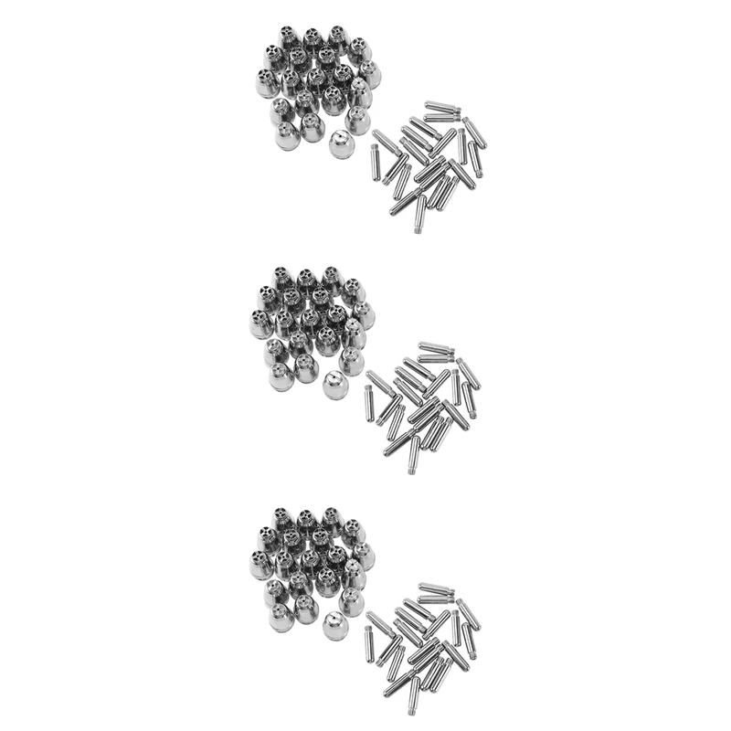 

120Pcs AG60 Plasma Cutting Torch Consumable SG55 Plasma Cutter Kit 60A AG-60 Plasma Torch Tip Electrode Nozzle