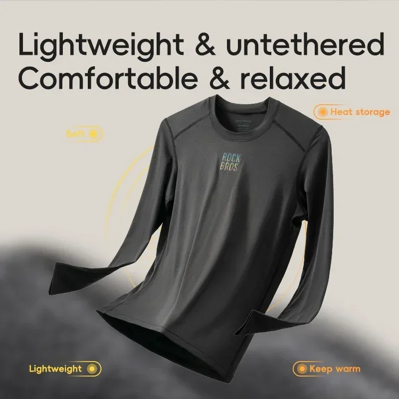 ROCKBROS зимний трикотаж легкая флисовая теплая верхняя одежда с длинными рукавами