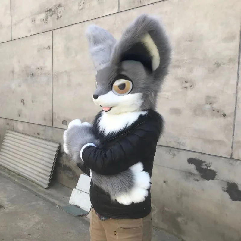 

Пушистая лиса, костюм зверя, пушистый костюм, голова зверя, полный костюм, половина костюма, голова, хвост, нога, коготь, активность, большой р...