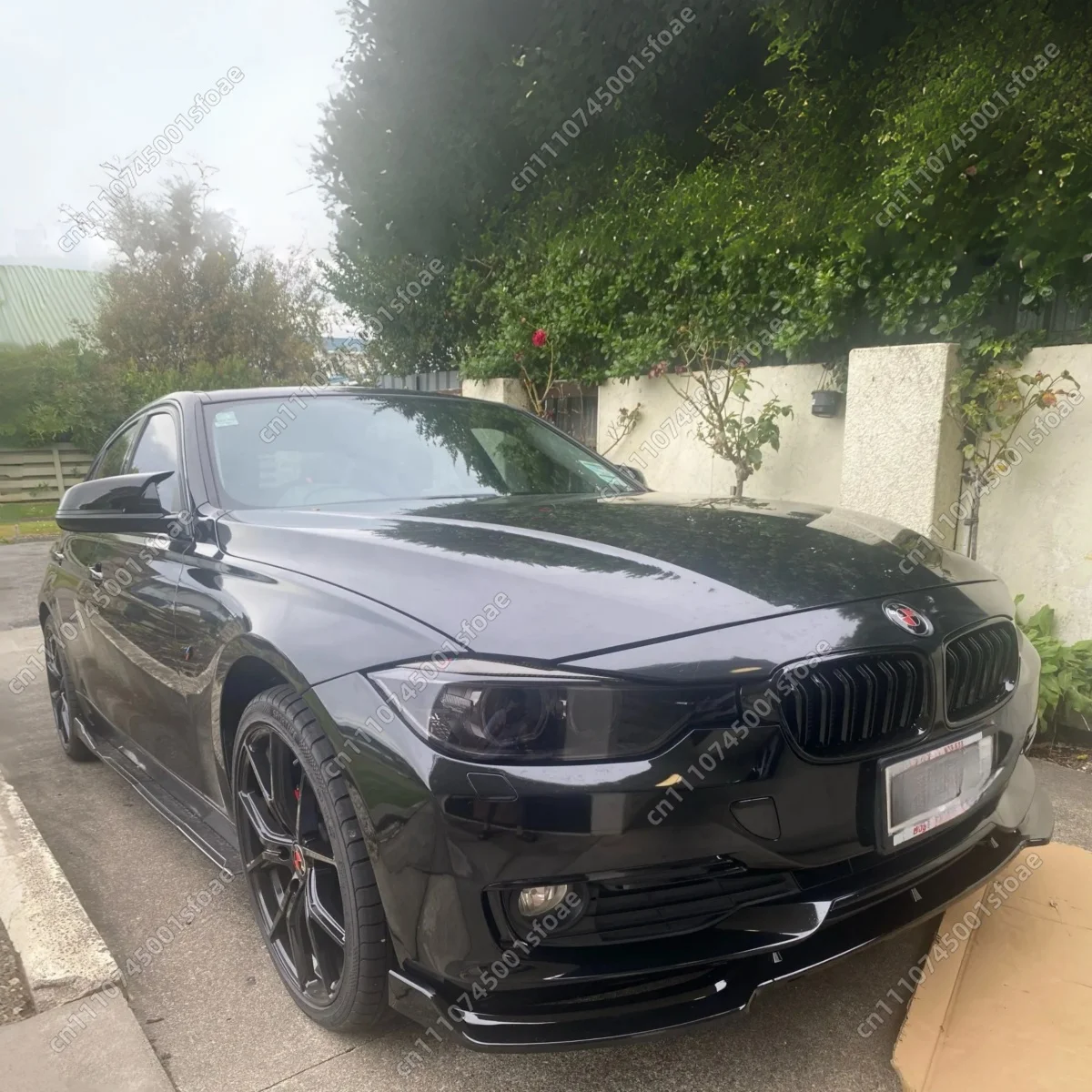 Фото Передний сплиттер-диффузор (губа) для бампера, комплект обвеса для BMW 3 серии F30 F31 335i 330d 325d 328i 2013-2019, тюнинг кузова автомобиля №3