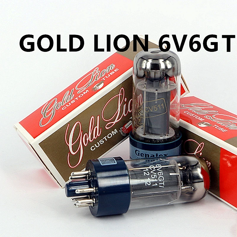 

Вакуумная трубка Gold Lion 6v6gt 6v6, замена 6p6p 6v6gt 6f6, заводское тестирование и соответствие