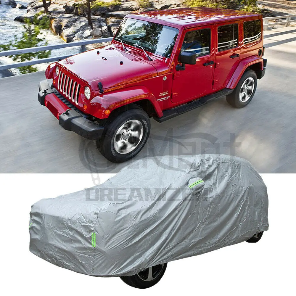 

For Jeep Wrangler 2000-2017 Cherokee 2017-2018 Patriot 2016 Waterproof Car Cover Sun UV Rain Snow Dust Protection Outdoor Covers