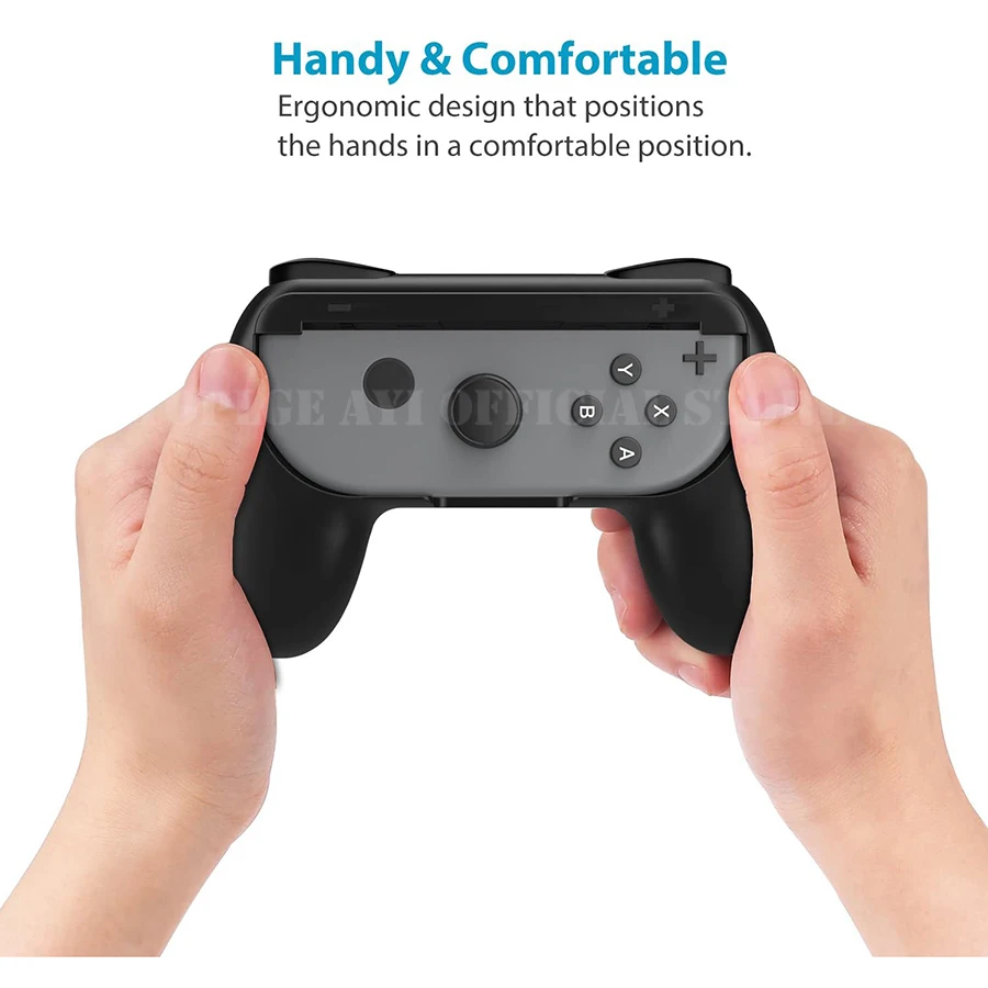 Nintend Switch 2pcs Joy-con Handle Grip Joycon Stand Comfortable Controller Holder for Nintendo / OLED Game Accessories |