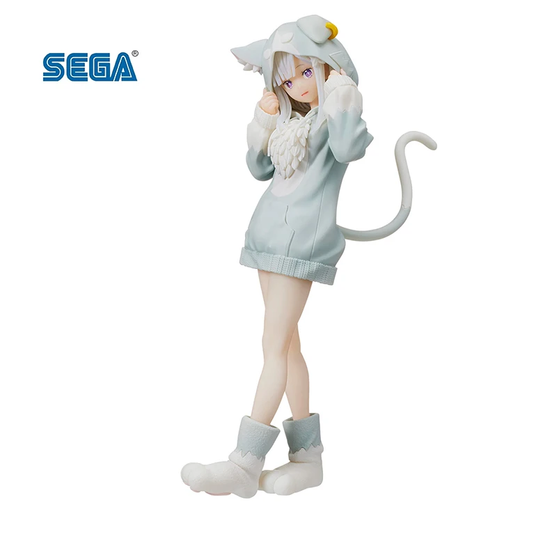 

Original 18Cm In Stock Sega Re:life In A Different World From Zero Emilia Puck Ver. Scenery Model Toys Anime Figure