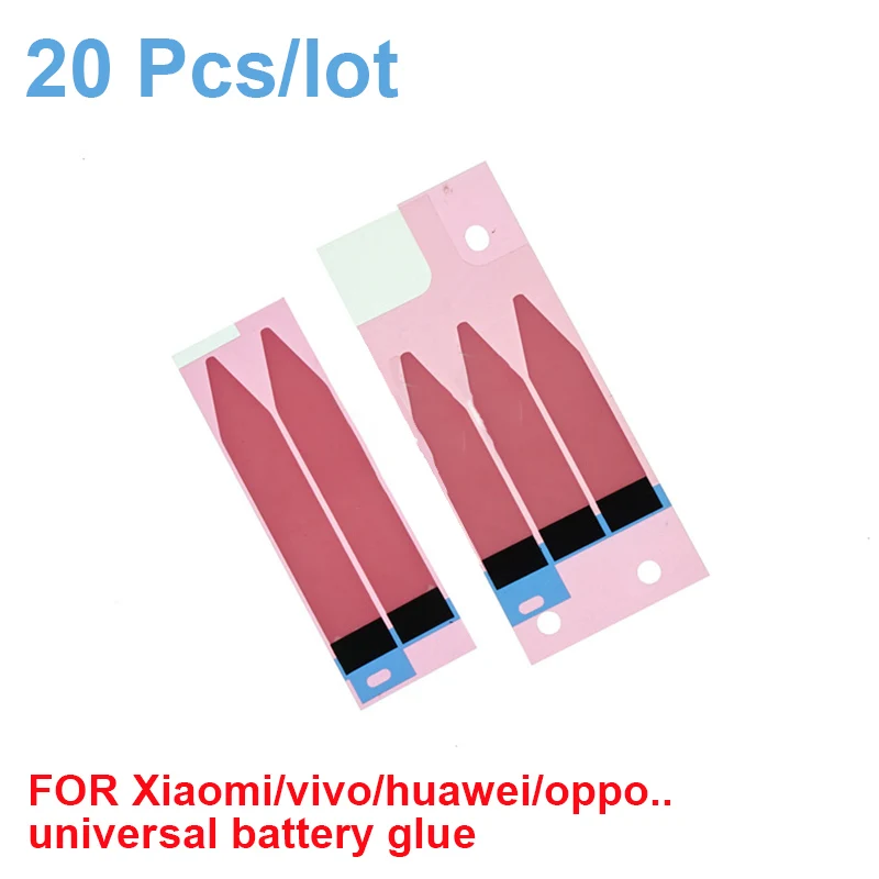 

20pcs Universal Battery Adhesive Sticker Easy to Pull Trackless Tape Strip For Huawei Xiaomi Oppo Battery Glue Tape Strip Tab