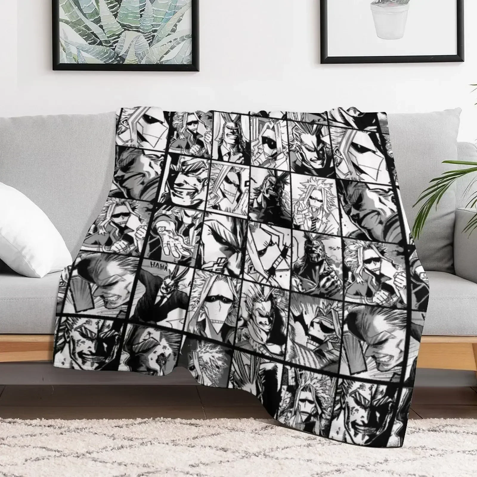 Коллаж Allmight Mix - черно-белая версия Одеяло для дизайнерских одеял малышей