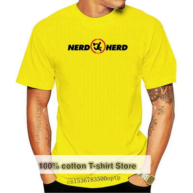 

New Nerd Herd from Chuck 100% cotton funny mens o-neck t shirts fashion men's tops men T-shirt cool men tshirt male men tee shir