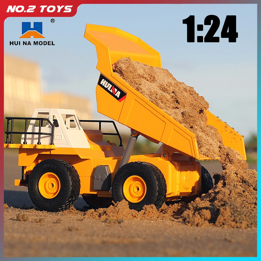 

HUINA 1517 RC Dump Truck 1:24 6Channels Electric Car Engineering Vehicle Excavator 2.4G Radio Controlled Cars Toys for Boy